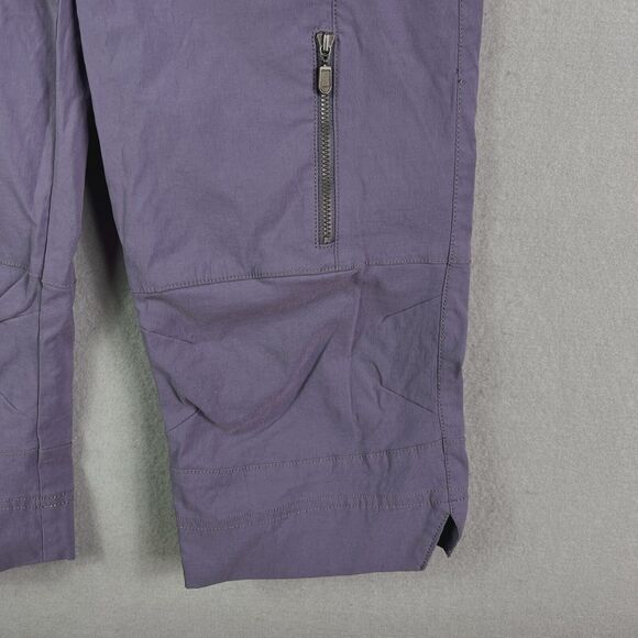 Athleta Womens Commuter Capris Pants Womens 8 Nylon Bermuda 32x18 Purple 819692 - Picture 5 of 16